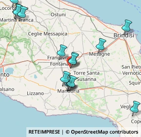 Mappa 72024 Oria BR, Italia (19.018)