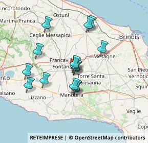Mappa 72024 Oria BR, Italia (12.79267)