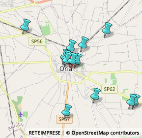 Mappa 72024 Oria BR, Italia (1.82)