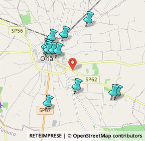 Mappa Via Torre S. Susanna, 72024 Oria BR, Italia (2.03083)