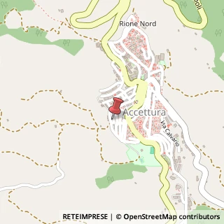 Mappa Via Esterna Settentrionale, 4, 75011 Accettura, Matera (Basilicata)