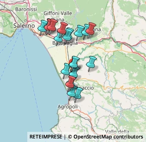 Mappa Via Rossini Gioacchino, 84047 Capaccio SA, Italia (12.56)