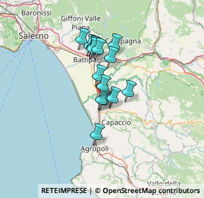 Mappa Via Rossini Gioacchino, 84047 Capaccio SA, Italia (10.17067)