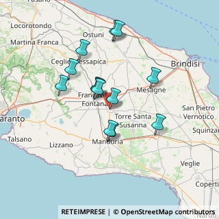 Mappa Vico Teramo, 72024 Oria BR, Italia (13.4)
