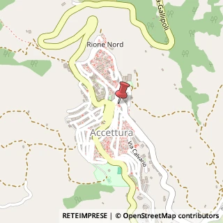 Mappa Piazza del Popolo, 1, 75011 Accettura, Matera (Basilicata)