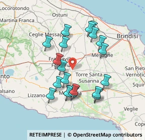 Mappa Via Anton Gualberto de Marzo, 72024 Oria BR, Italia (14.297)