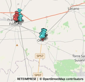 Mappa Via Monte Rosa, 72024 Oria BR, Italia (4.398)