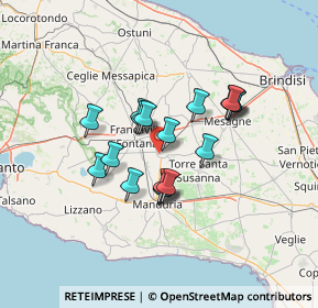 Mappa Via Camillo Benso Conte di Cavour, 72024 Oria BR, Italia (11.17944)