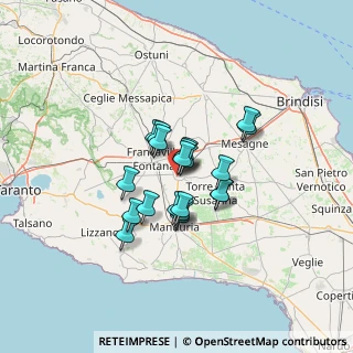 Mappa Via Cairoli, 72024 Oria BR, Italia (9.509)