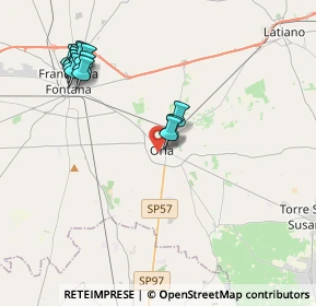 Mappa Via Cairoli, 72024 Oria BR, Italia (4.69308)