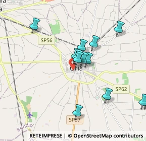 Mappa Via Cairoli, 72024 Oria BR, Italia (1.97615)