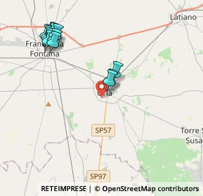 Mappa Via della Pace, 72024 Oria BR, Italia (4.87923)