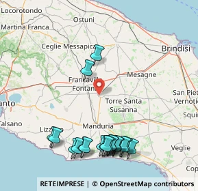 Mappa Via della Pace, 72024 Oria BR, Italia (20.8905)