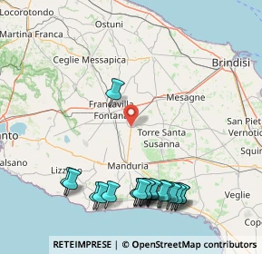 Mappa Via Manduria, 72024 Oria BR, Italia (21.6535)