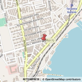 Mappa Via delle sciaie 2, 74100 Taranto, Taranto (Puglia)