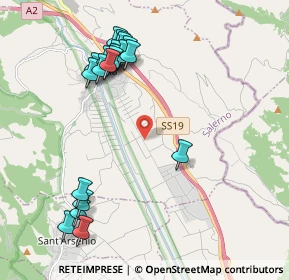 Mappa Zona Industriale - località Sant'Antuono, 84035 Polla SA, Italia (2.4545)