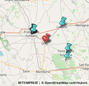 Mappa Via San Quirico, 72024 Oria BR, Italia (6.32786)