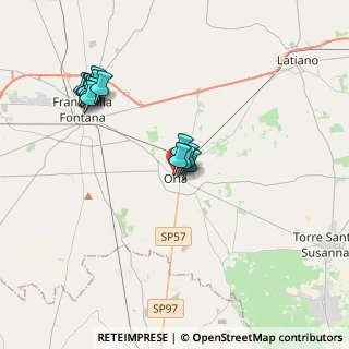 Mappa Via San Quirico, 72024 Oria BR, Italia (3.91929)