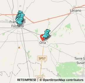 Mappa Via San Quirico, 72024 Oria BR, Italia (4.942)