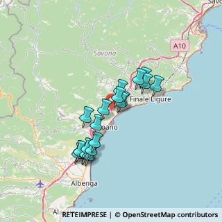Mappa Via Pedro De Vincenzi, 17027 Pietra ligure SV, Italia (6.216)