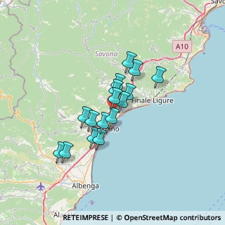 Mappa Via Pedro De Vincenzi, 17027 Pietra ligure SV, Italia (5.05688)
