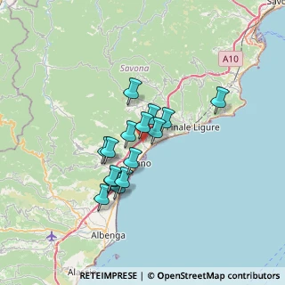 Mappa Via Pedro De Vincenzi, 17027 Pietra ligure SV, Italia (5.19933)
