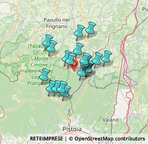 Mappa Via Cesare Battisti, 40046 Alto Reno Terme BO, Italia (9.4255)