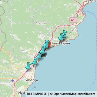 Mappa SS 1 Via Aurelia, 17027 Pietra Ligure SV, Italia (5.02667)