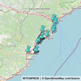 Mappa Via Giorgio Sordo, 17027 Pietra Ligure SV, Italia (8.76563)