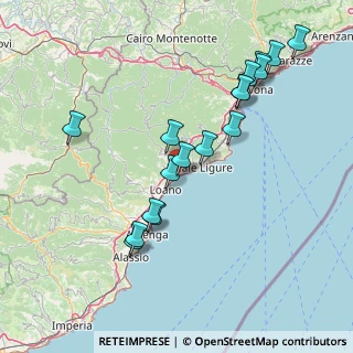 Mappa Via Don Giuseppe Guaraglia, 17027 Pietra ligure SV, Italia (16.06882)