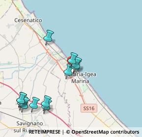 Mappa Via Carlo Pisacane, 47814 Bellaria-Igea Marina RN, Italia (4.515)