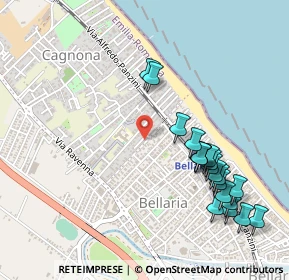 Mappa Via Tullio, 47814 Bellaria-Igea Marina RN, Italia (0.5705)