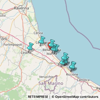 Mappa Via Zeno Nicolò, 47814 Bellaria-Igea Marina RN, Italia (11.72091)