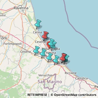 Mappa Via Zeno Nicolò, 47814 Bellaria-Igea Marina RN, Italia (10.08538)