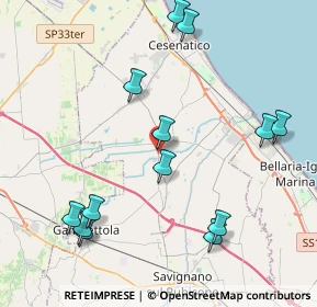 Mappa SP 33, 47042 Cesenatico FC, Italia (4.75846)