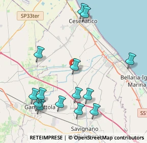 Mappa SP 33, 47042 Cesenatico FC, Italia (4.77143)