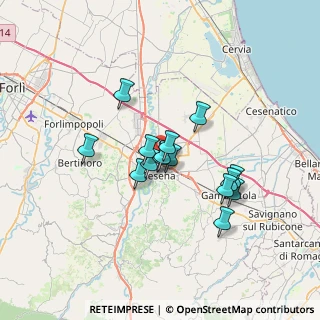 Mappa Via Madonna dello Schioppo, 47023 Cesena FC, Italia (5.312)