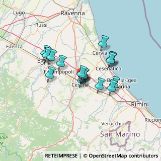 Mappa Via Madonna dello Schioppo, 47023 Cesena FC, Italia (10.37895)