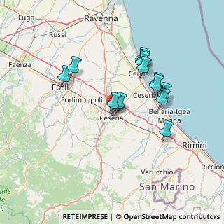 Mappa Via Madonna dello Schioppo, 47023 Cesena FC, Italia (12.38214)
