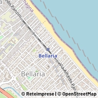 Mapa Bellaria-Igea Marina