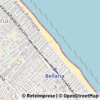 Karte Bellaria-Igea Marina