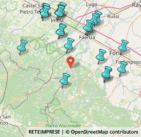 Mappa Strada San Donato, 47015 Modigliana FC, Italia (18.84)