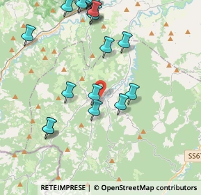 Mappa Strada San Donato, 47015 Modigliana FC, Italia (5.058)