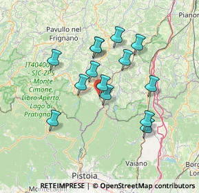 Mappa Castel Di Casio, 40046 Porretta Terme BO, Italia (12.36786)