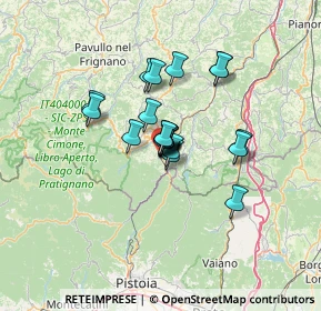 Mappa Castel Di Casio, 40046 Porretta Terme BO, Italia (8.6035)