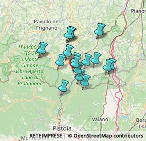Mappa Castel Di Casio, 40046 Porretta Terme BO, Italia (9.836)