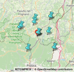 Mappa Castel Di Casio, 40046 Porretta Terme BO, Italia (11.72385)