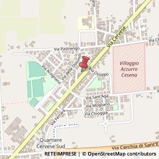 Mappa Via Cervese, 2335, 47521 Cesena, Forlì-Cesena (Emilia Romagna)