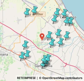 Mappa Via Capannaguzzo, 47042 Cesenatico FC, Italia (4.4135)