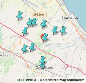 Mappa Via Capannaguzzo, 47042 Cesenatico FC, Italia (3.5125)